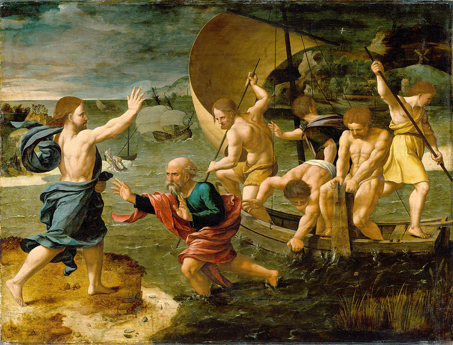 The Miraculous Catch Painting by Jan van Scorel The Miraculous Catch Painting by Jan van Scorel