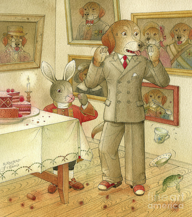 The Missing Picture11 Drawing by Kestutis Kasparavicius