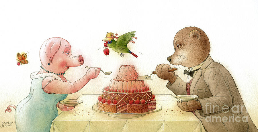 The Missing Picture13 Drawing by Kestutis Kasparavicius