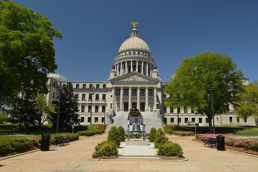 The Mississippi State Capital Photograph by Daniel Ladd - Fine Art America