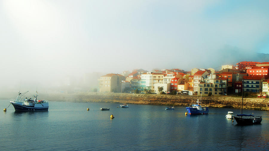The mist lifts over the harbor Photograph by Micah Offman