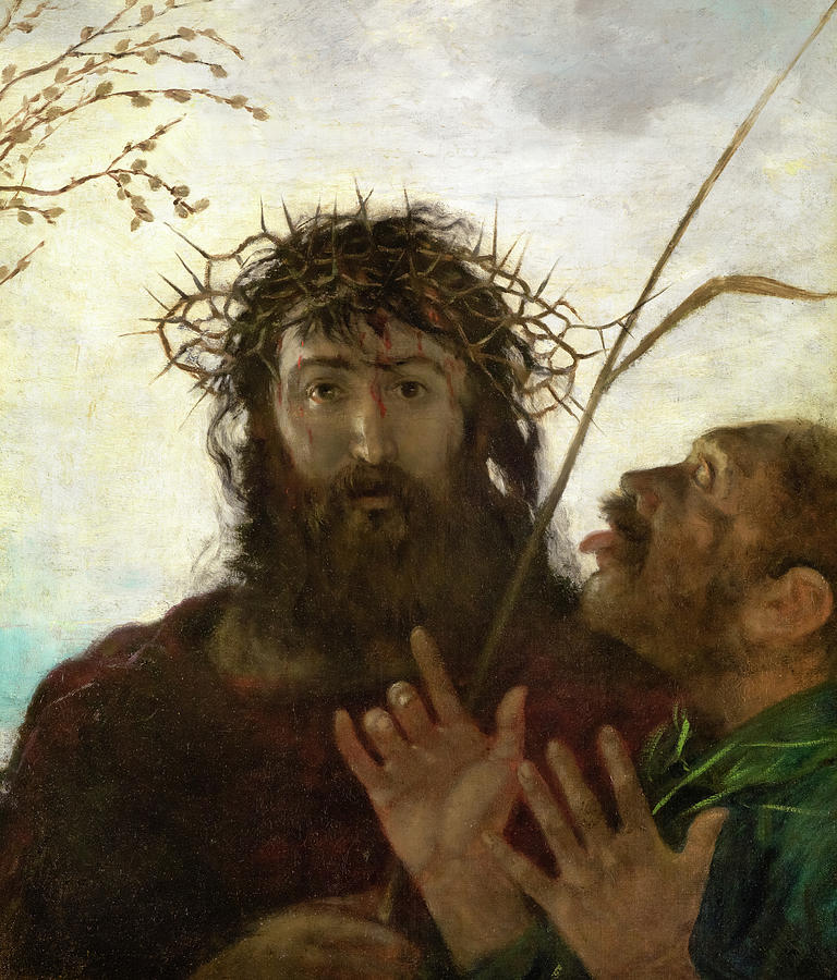 The Mocking of Jesus Painting by Hans Thoma - Pixels