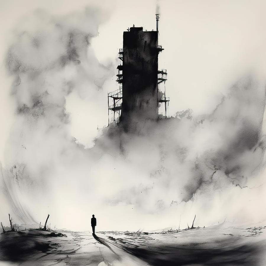 Industry Drawing - The Molloch by My Head Cinema