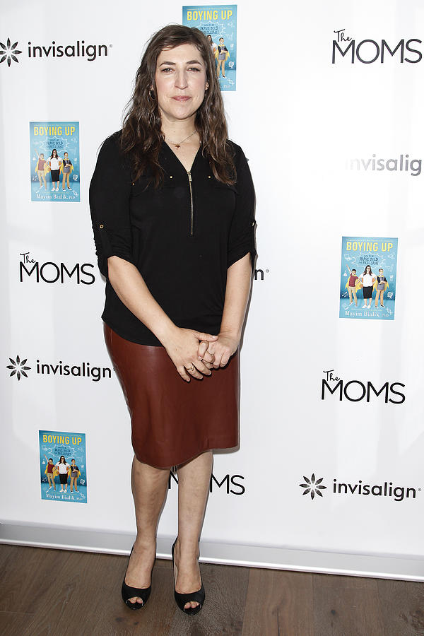 THE MOMS Hosts Mamarazzi Event With Mayim Bialik Celebrating Her New Book Boying Up: How To Be Bold, Brave And Brilliant Photograph by Tibrina Hobson
