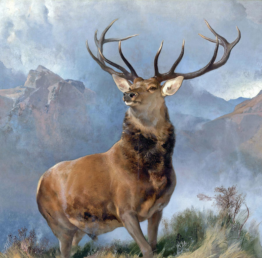 The Monarch of the Glen Painting by Long Shot