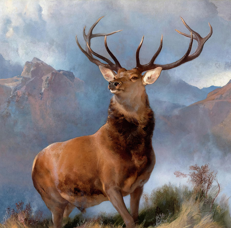 Deer Painting - The Monarch of the Glen by Sir Edwin Henry Landseer