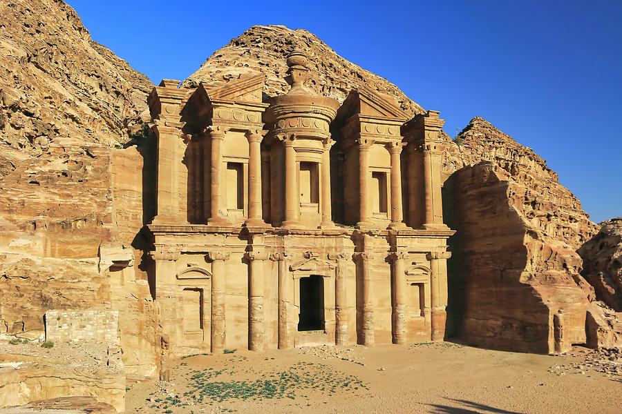 The Monastery Petra Jordan Photograph by Ivan Pendjakov - Fine Art America