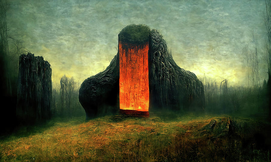 The Monolith, 06 Painting by AM FineArtPrints