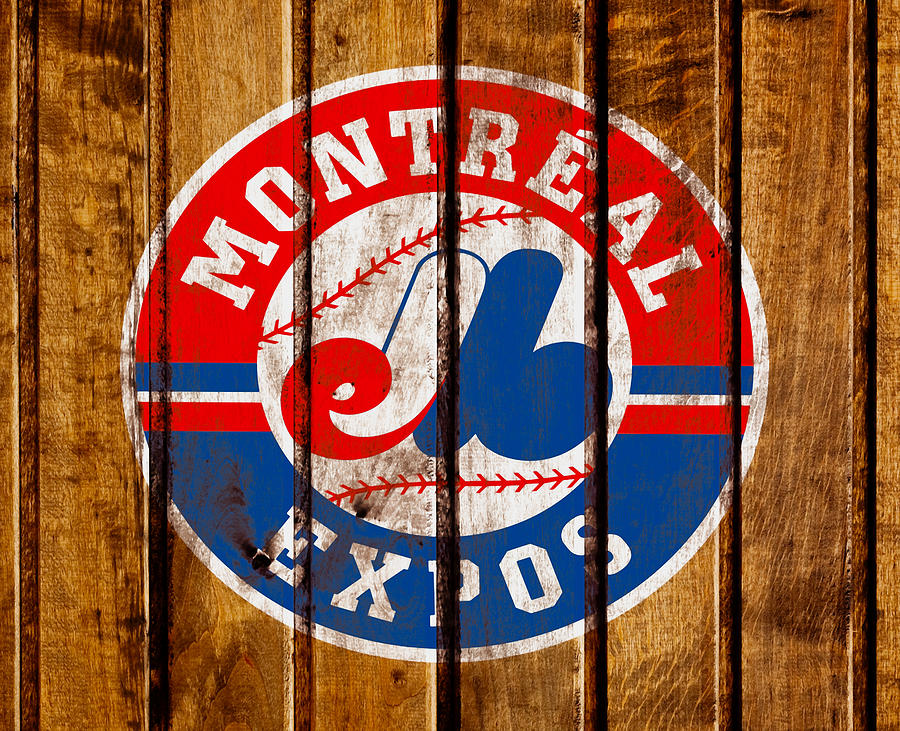 The Montreal Expos 1b Mixed Media by Brian Reaves