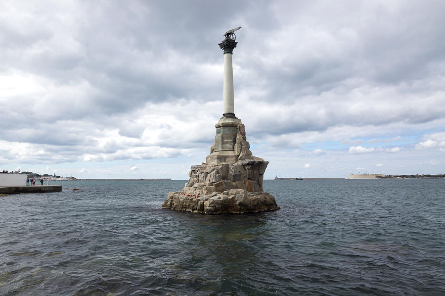 The Monument to the Sunken Ships, Sevastopol, Crimea Photograph by Vyacheslav Argenberg