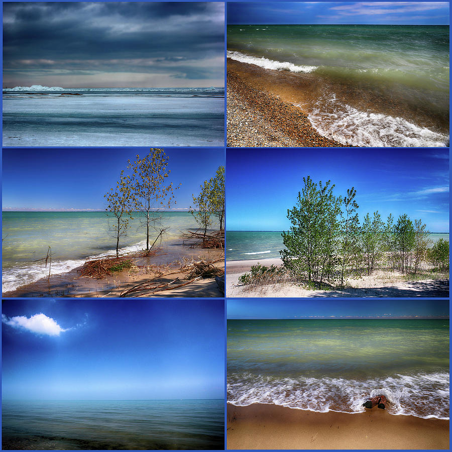 The Moods of Lake Huron 2 122422 Photograph by Mary Bedy