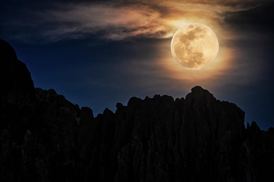 The Moons Arising Photograph by Saija Lehtonen