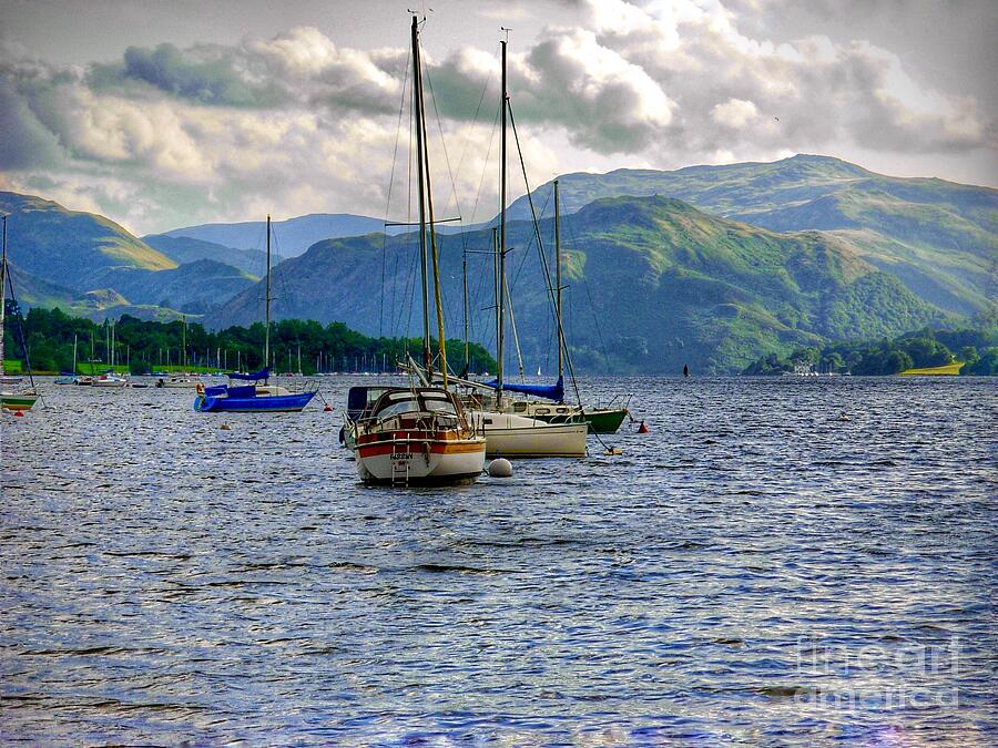 The Mooring at Ullswater Photograph by Joan-Violet Stretch