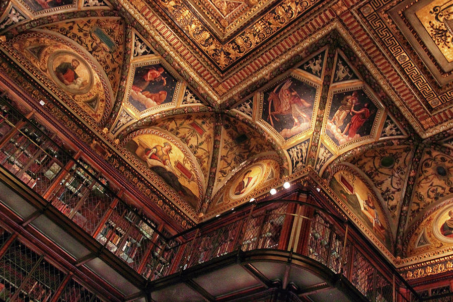 The Morgan Library Ceiling Photograph by Jessica Jenney