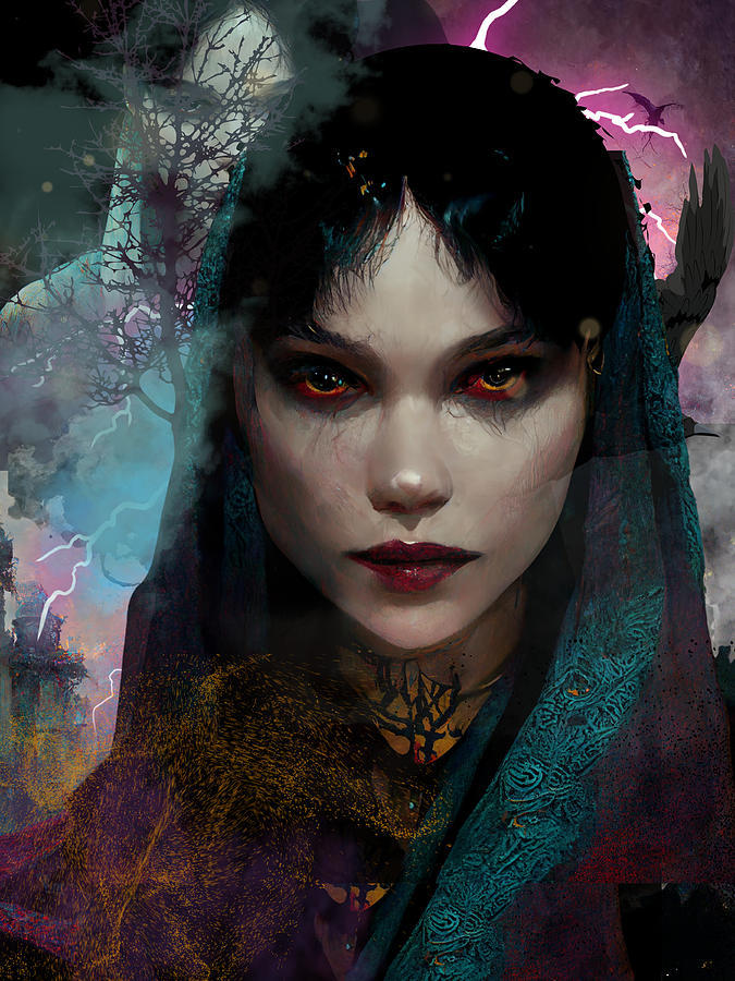 The Morrigan Digital Art by DC Williams - Pixels