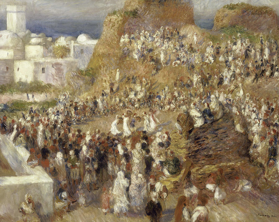 The Mosque, 1881 Painting by Auguste Renoir