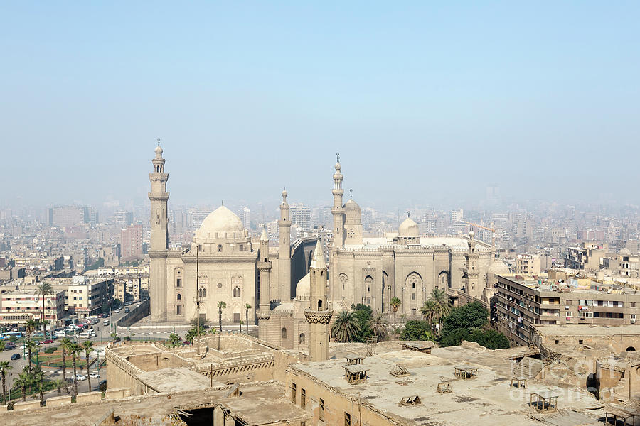 The Mosque And Madrassa Of Sultan Hassan, View From The Citadel 