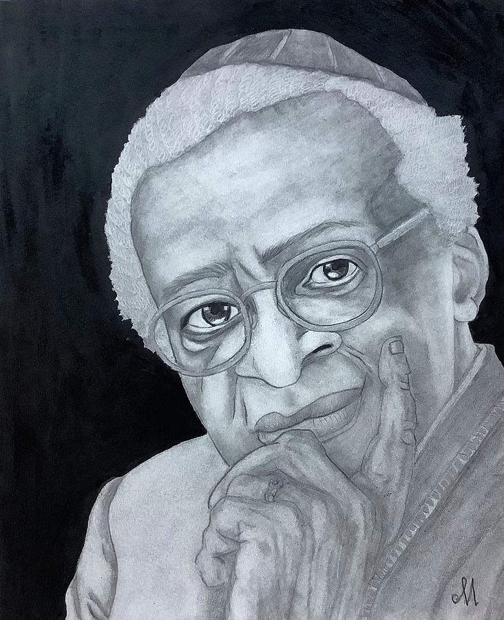 The Most Reverend Desmond Tutu Drawing