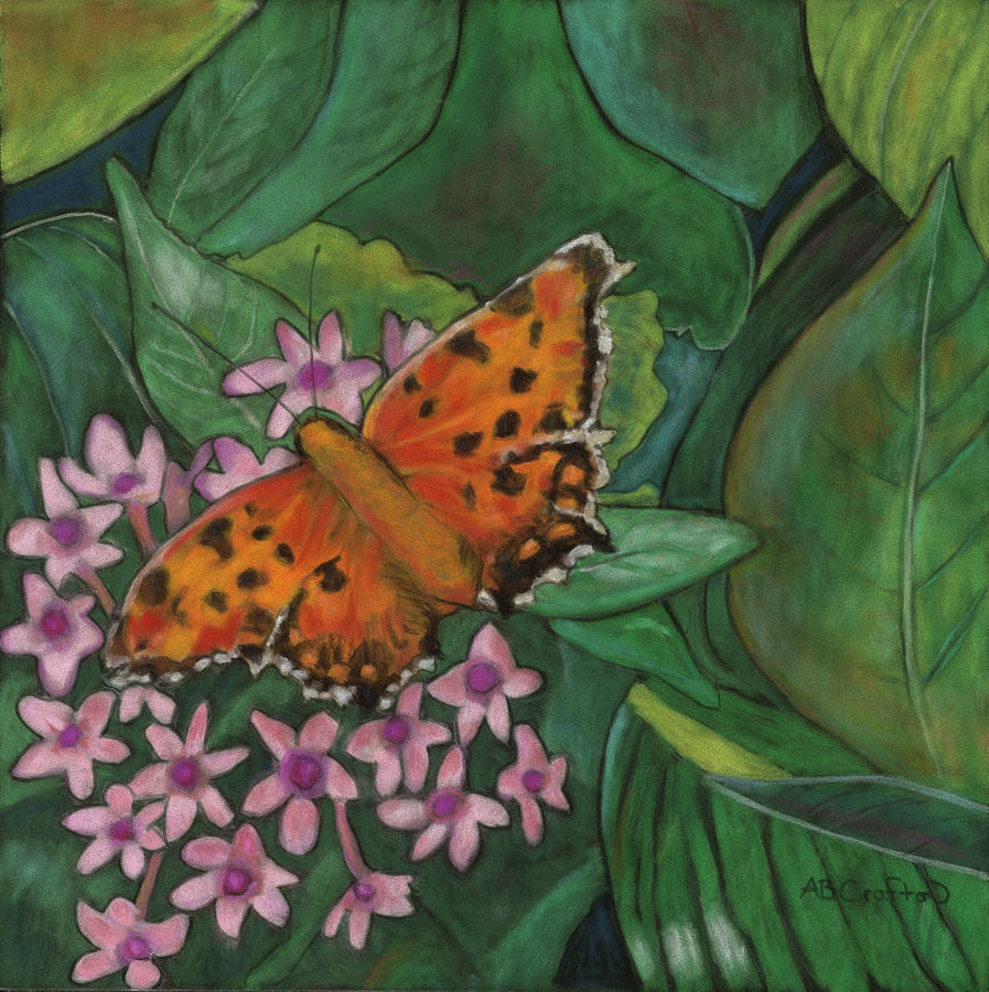 The Moth Pastel by Arlene Crafton