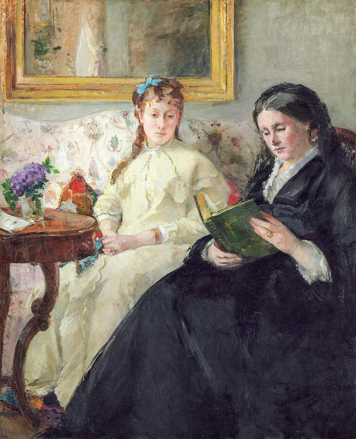 The Mother and Sister of The Artist by Berthe Morisot 1869 Painting by ...