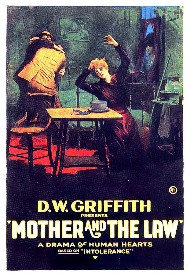 Vintage Mixed Media - Mother and the Law, 1919 by Movie World Posters
