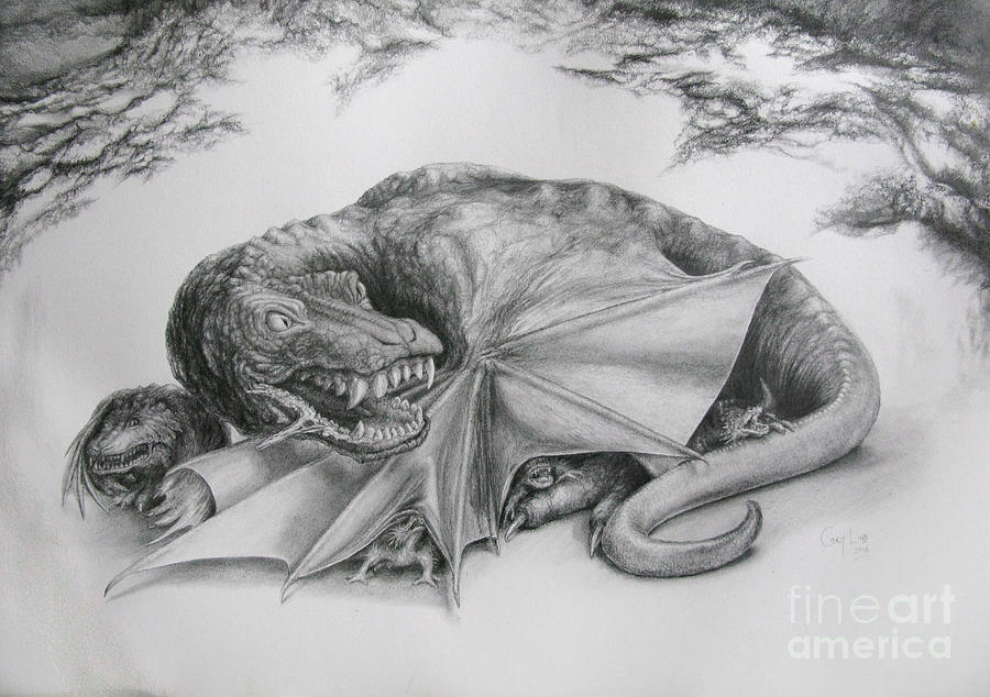 The Mother Drawing by Cory Lind