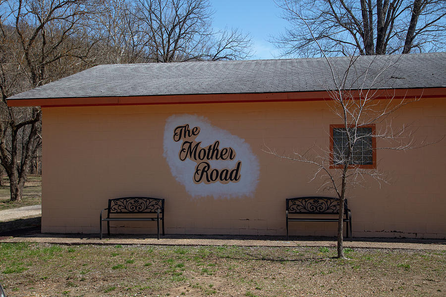 The Mother Road mural on Historic Route 66  Photograph by Eldon McGraw
