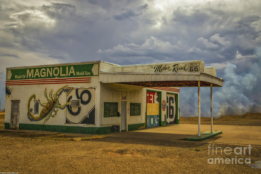 Roads Photograph - The Mother Road Route 66 by Mitch Shindelbower