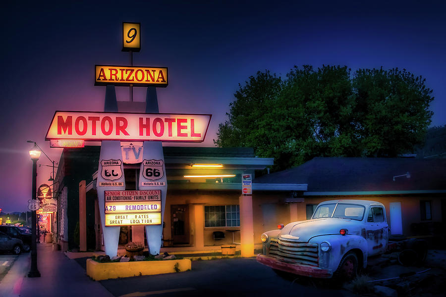 The Motor Hotel, Williams AZ Photograph by Micah Offman