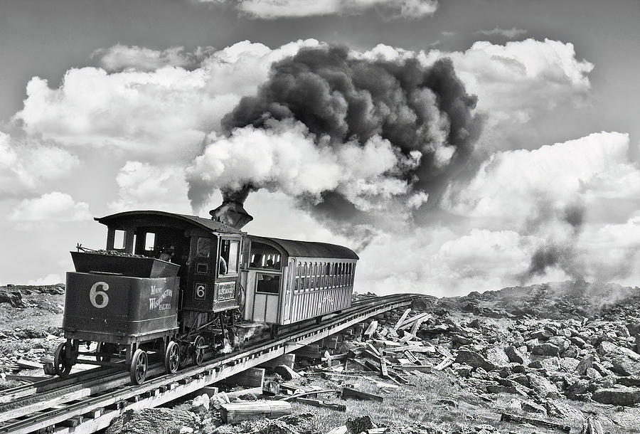 The Mount Washington Cog Railroad Photograph by Gordon Ripley