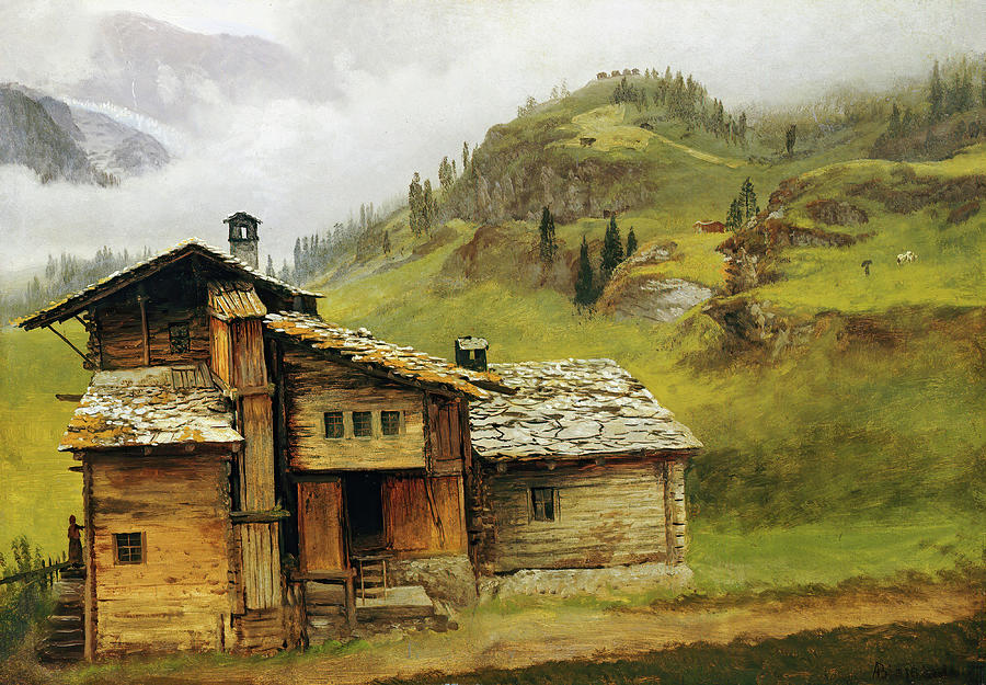 The Mountain House Painting