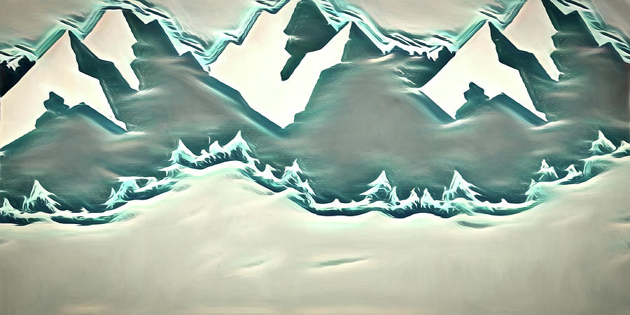 The Mountains Are Calling Digital Art by John Haldane