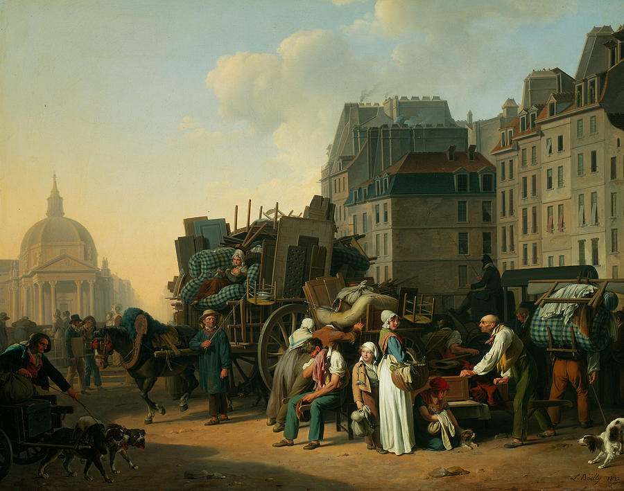 The Movings Painting by Louis-Leopold Boilly