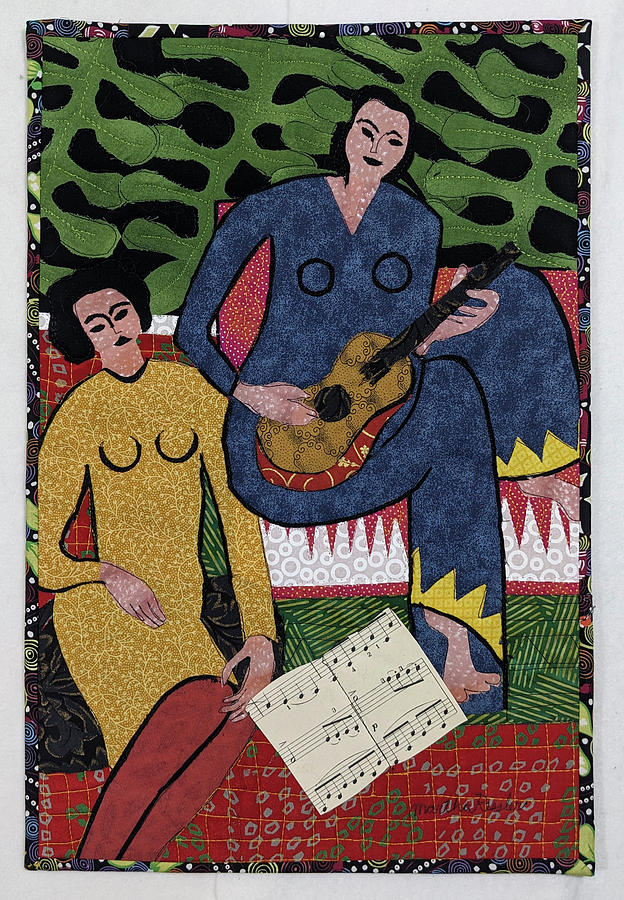 The Music, after Matisse Tapestry - Textile by Martha Ressler