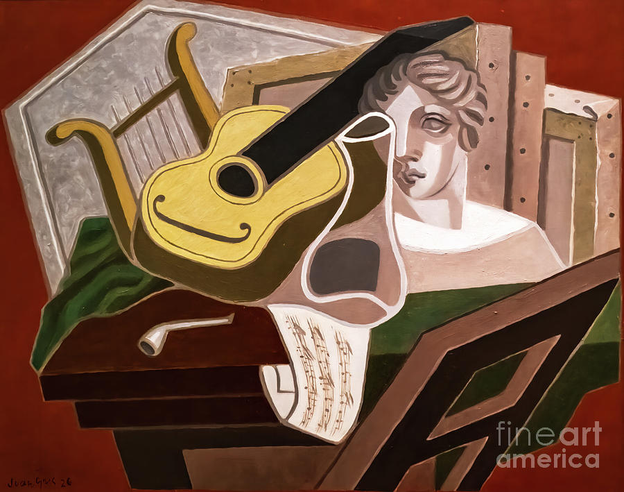 The Musicians Table by Juan Gris 1926 Painting by Juan Gris