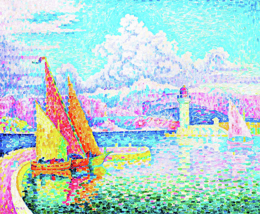 The Musior, Port of Antibes - Digital Remastered Edition by Paul Signac