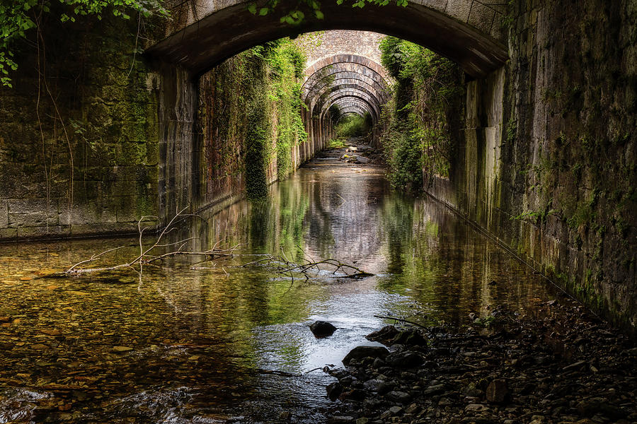 The mysterious canal under an abandoned factory Photograph by Micah Offman