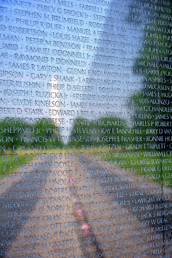 THE NAMES, Vietnam Veterans Memorial Wall, Washington, D. C, Photograph by Douglas Taylor