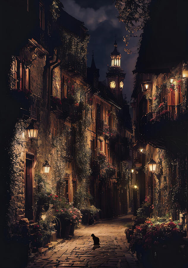 The Narrow Way 2 Digital Art by Micah Offman The Narrow Way 2 Digital Art by Micah Offman