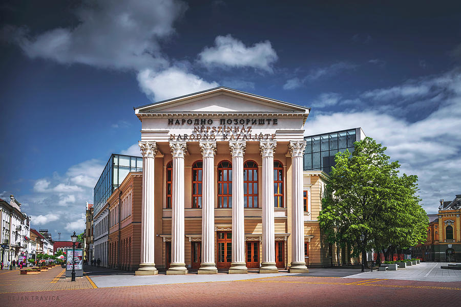 The National Theater building in Subotica Photograph by Dejan Travica