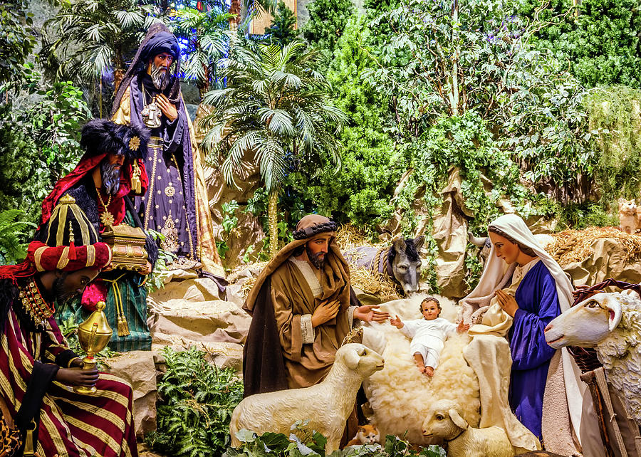 The Nativity Christmas Card Photograph by Dawna Moore Photography