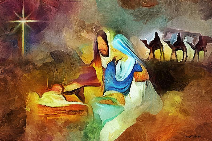 The Nativity Painting by Wayne Pascall - Fine Art America