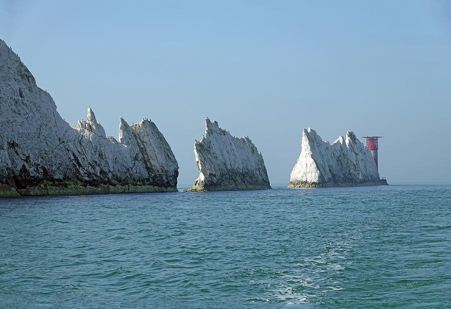 Nature Photograph - The Needles on the Isle of Wight by Paula Joyce
