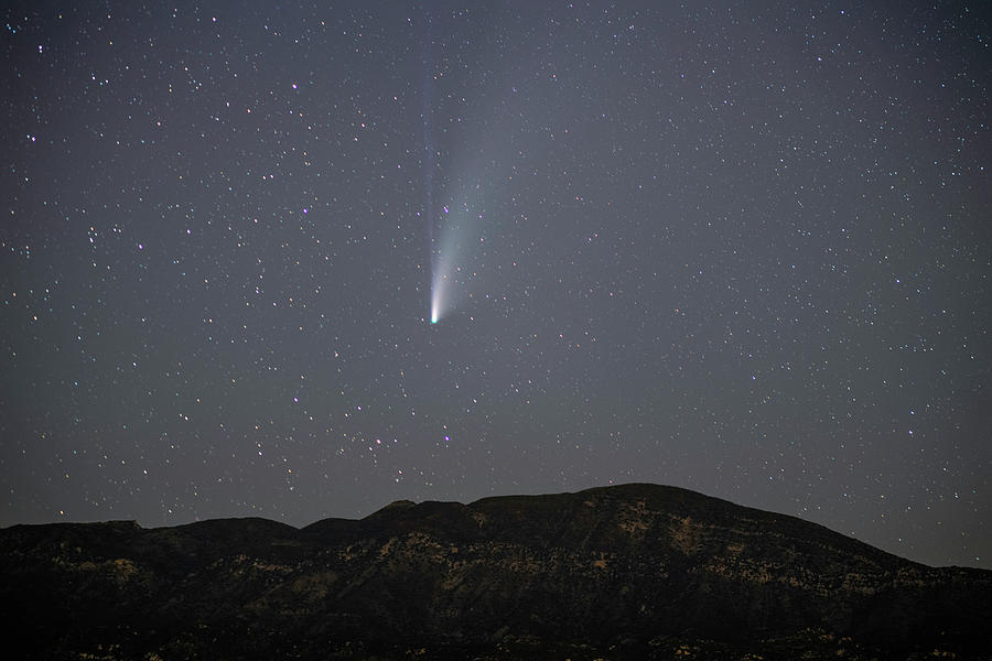 Neowise Comet Over The Mountains Photograph by Lindsay Thomson