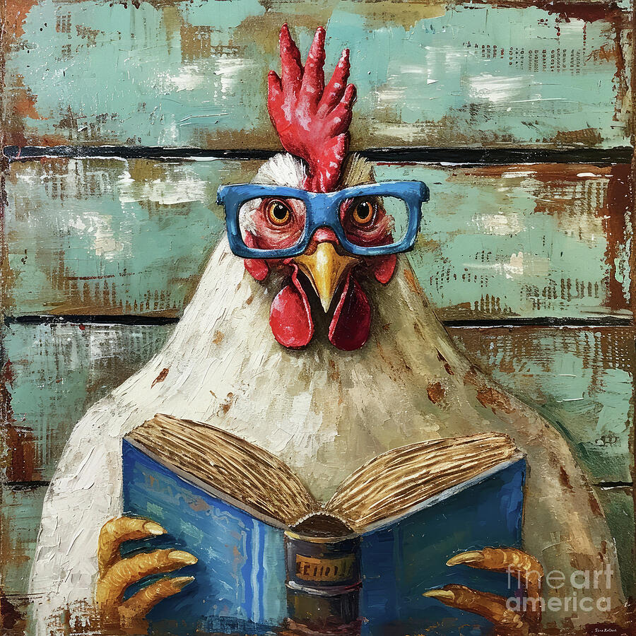The Nerdy Chicken Painting