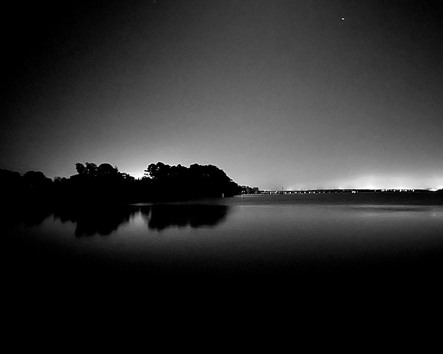 The Neuse Feels Blue BW Photograph by Lee Darnell