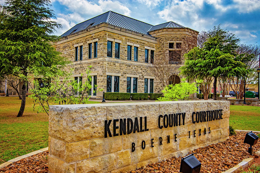 The New Kendall Country Courthouse Photograph by Lynn Bauer