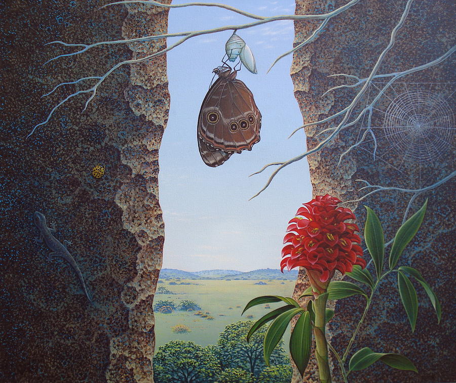 Butterfly Painting - The New Life by Tuco Amalfi