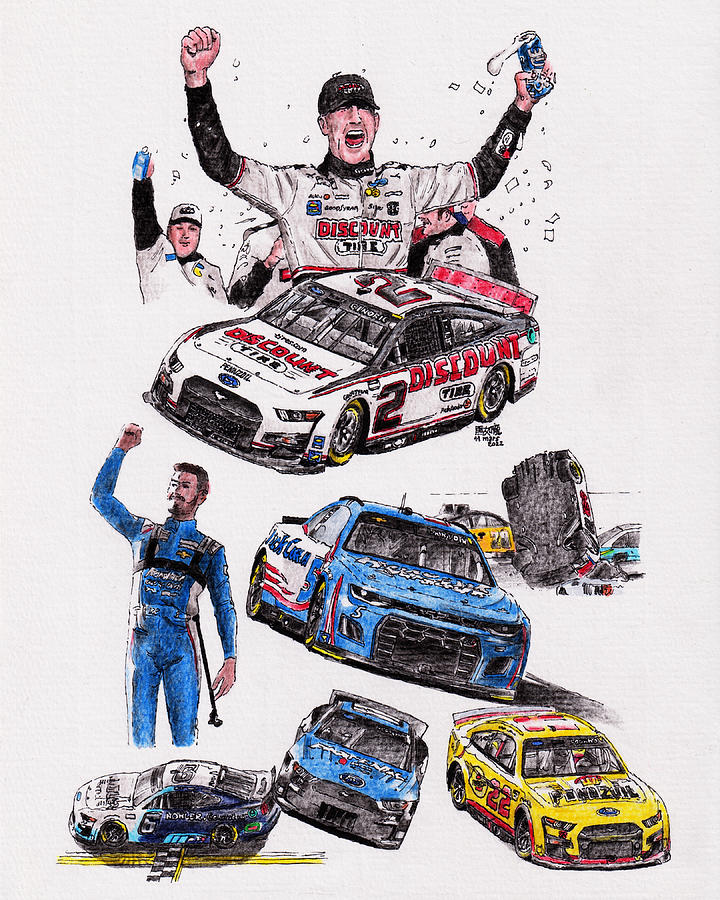 The New Nascar is wonderful Drawing by Marcus Barbosa Pixels