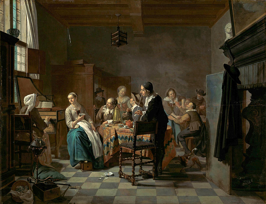 The New Song Painting by Jan Josef Horemans the Younger
